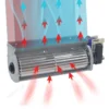 Cross Flow Ventilation Fan, 220 V, Stainless Steel - view 3