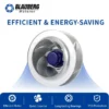Curve Centrifugal Duct Fan, 450mm, Plastic, IP55, 2-Year - view 2