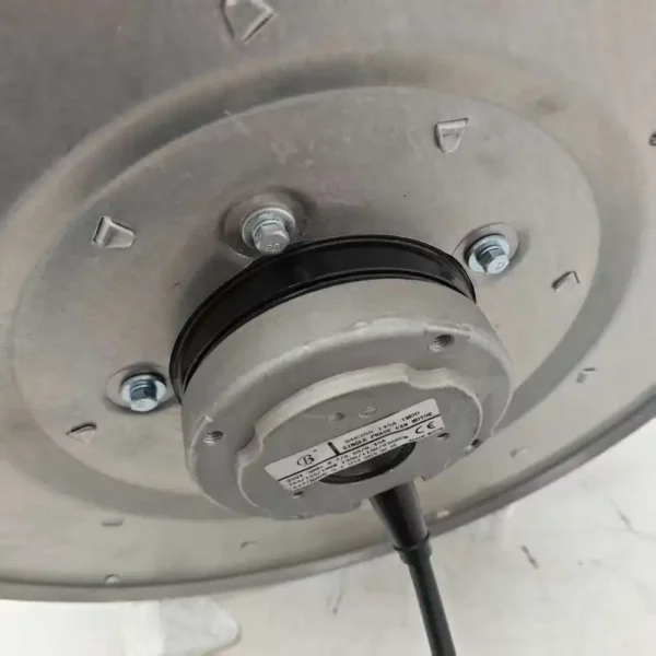 Curved Blade Exhaust Fan, 355-145MM, Aluminium, Wall, 3C - view 6