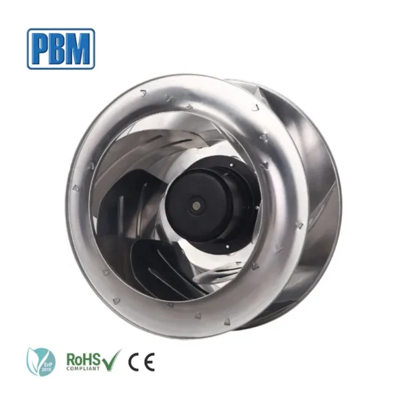Curved Centrifugal Cooling Fan, 355x171.5mm, EC-DC