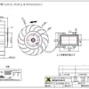 Curved Centrifugal Cooling Fan, TD17545-PB, 24V, 48V - view 3