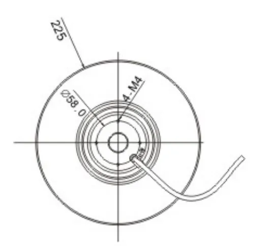 Curved Centrifugal Cooling Fan, TD22562-PB, 24V, 48V, 2650RPM - view 5