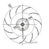 Curved Centrifugal Cooling Fan, TD28050-PB, 24V, 48V, 2200RPM - view 4