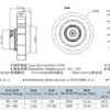 Curved Centrifugal Cooling Fan, TE28050-PB, 110VAC, 220VAC - view 2