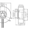 Curved Centrifugal Duct Fan, 250mm, 2800rpm - view 5