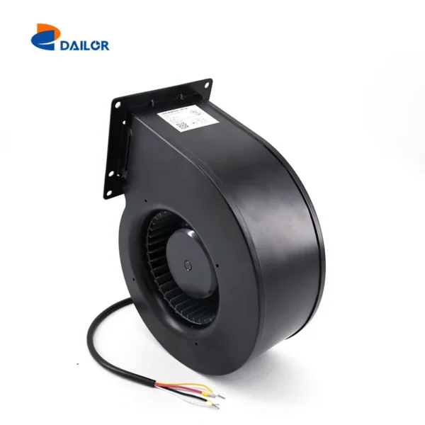 Curved Centrifugal Exhaust Fan, 180mm, 120V, Plastic