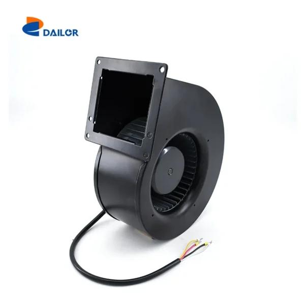 Curved Centrifugal Exhaust Fan, 180mm, 120V, Plastic - view 6