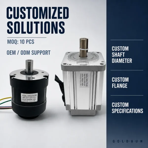 Custom Bldc Motor, 48V, 72V, 1000w, 1.5kw - view 5