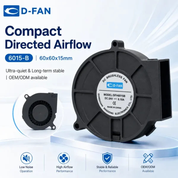 Custom Cooling Fan, 6015, 60mm, 5v, 12v - view 2