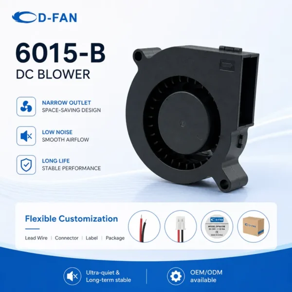 Custom Cooling Fan, 6015, 60mm, 5v, 12v - view 3