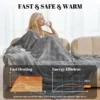Custom Electric Throw Blanket, 100-240V, AC 110V-240V, Us Plug - view 3