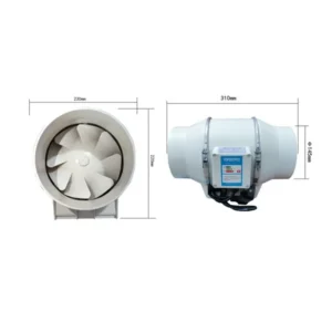 Custom Made Duct Fan, 220V, PP, Laboratory Furniture