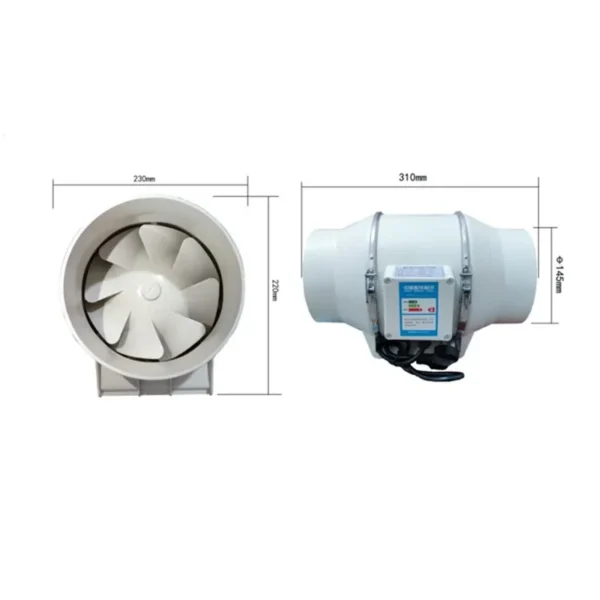 Custom Made Duct Fan, 220V, PP, Laboratory Furniture