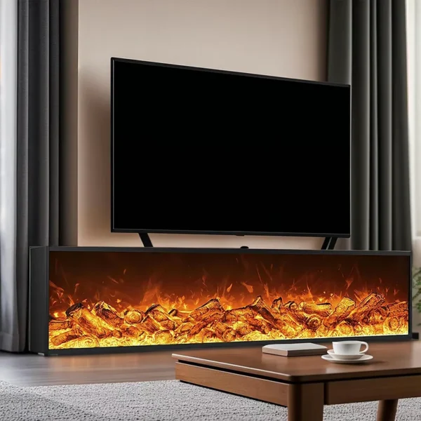 Customelectronic Fireplace, LED, Wall