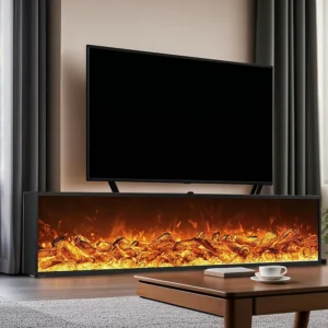 Customelectronic Fireplace, LED, Wall