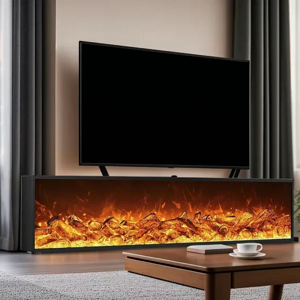 Customelectronic Fireplace, LED, Wall
