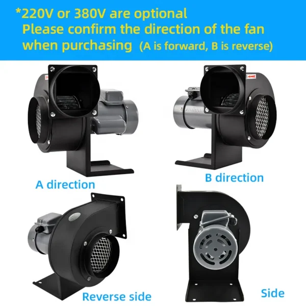 Cy125 Low Noise Impeller, Centrifugal, 220V, 9.5 - view 2