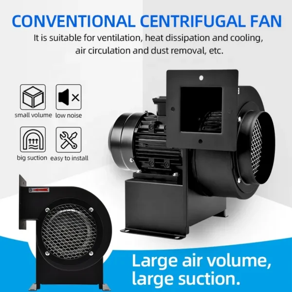 Cy125 Low Noise Impeller, Centrifugal, 220V, 9.5 - view 4