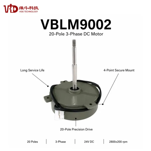 Dc Brushless Motors, 24V, BLDC, 2A - view 4