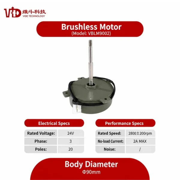 Dc Brushless Motors, 24V, BLDC, 2A - view 5