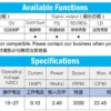 Dc Brushless Motors, BCY8010B12M, 5V, 12V, 8010mm - view 3