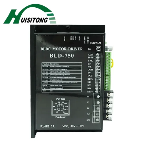 Dc Brushless Motors, BLD750, 750w, 52v, 36a - view 2