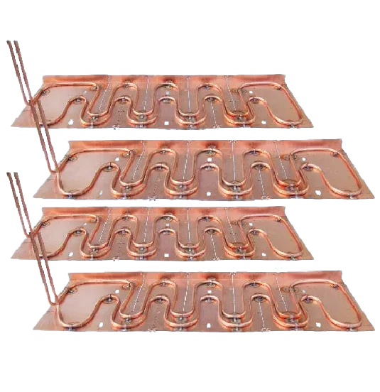 Deep Copper Tube Cold Trap Condenser for High Vacuum Systems - view 2