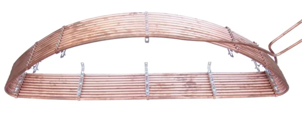 Deep Copper Tube Cold Trap Condenser for High Vacuum Systems - view 3