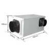 Dehumidifier, 50L/D, Wall, Ceiling - view 3