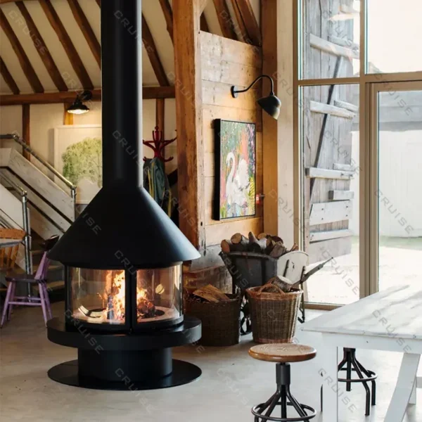 Design Indoor Hanging Fireplace, CRUISE, 900mm - view 2