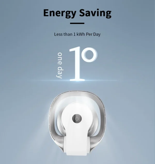 Desk Wall Fan, Electric, Plastic - view 5