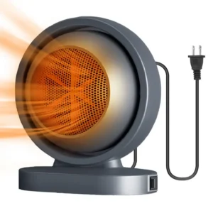 Desktop Electric Heater, 380W, Portable, 30-degree, 3S