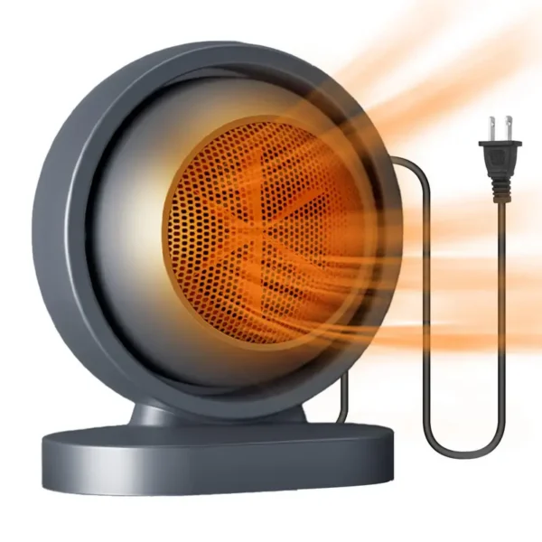 Desktop Electric Heater, 380W, Portable, 30-degree, 3S - view 2