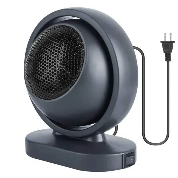 Desktop Electric Heater, 380W, Portable, 30-degree, 3S - view 6