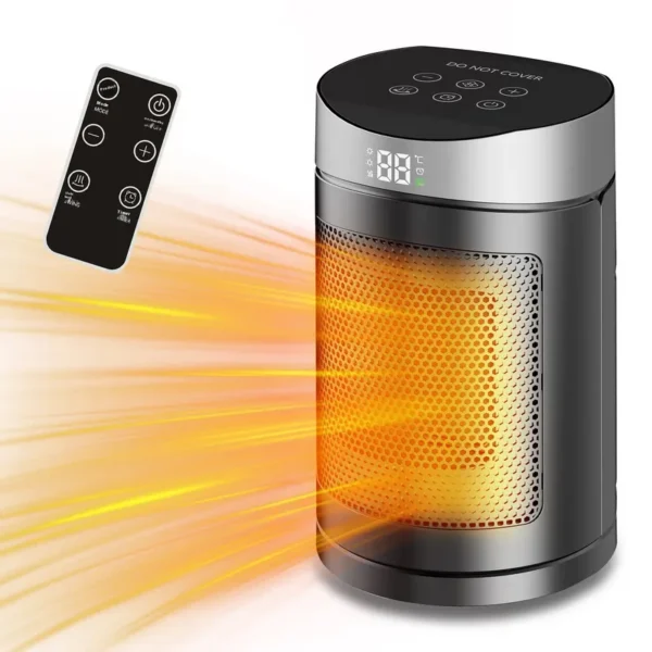 Desktop Electric Heater, PTC, Plastic - view 5