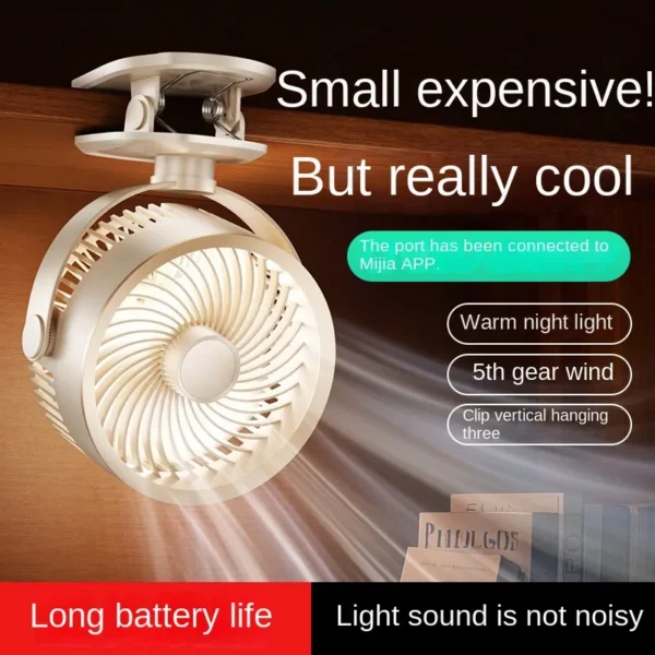Desktop Fan, USB, Portable - view 2