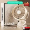 Desktop Fan, USB, Portable - view 3