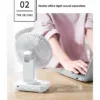 Desktop Standing Fan, D606, 3600mah, Portable, USB - view 3