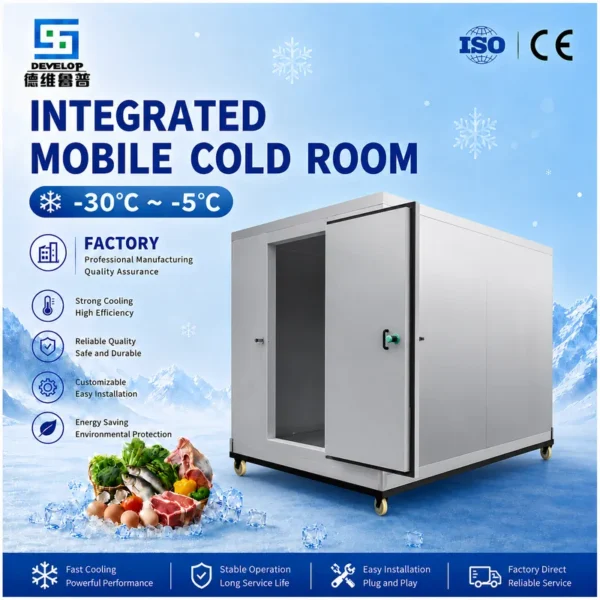 Dev Cold Roomwalk-in Freezer, 110V ~ 480V