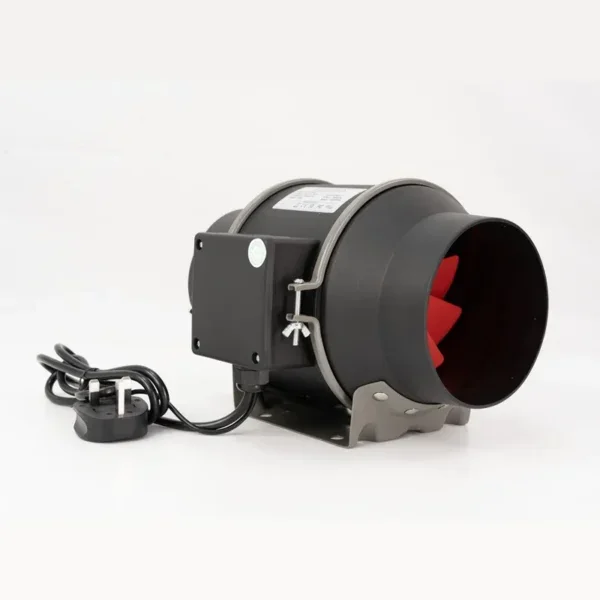 Diagonal Flow Duct Fan, HVAC, 110V-240V, 25W, 50W