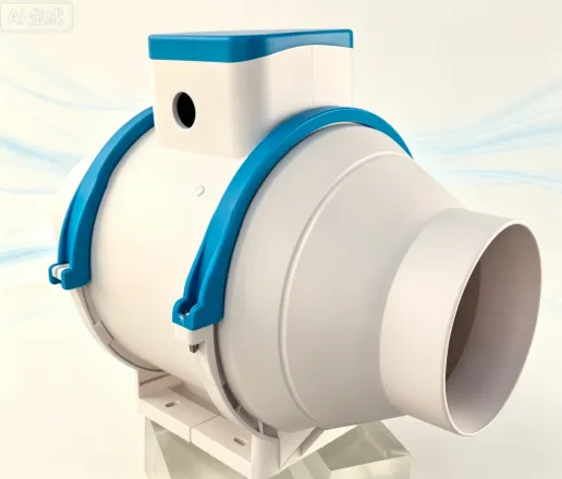 Diagonal Flow Fan, Plastic, 110V-265V, A.C. Source - view 2