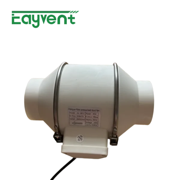 Diagonal Flow Vent Fan, Waterproof, 220 V, Electric - view 4