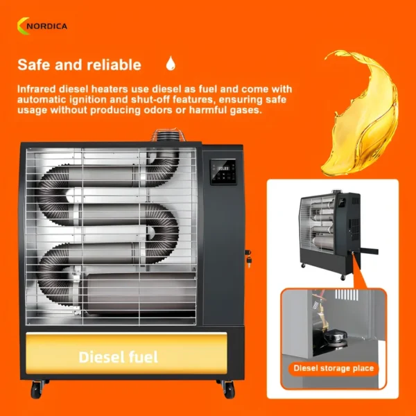 Diesel Forced Air Heater, 230 V - view 4