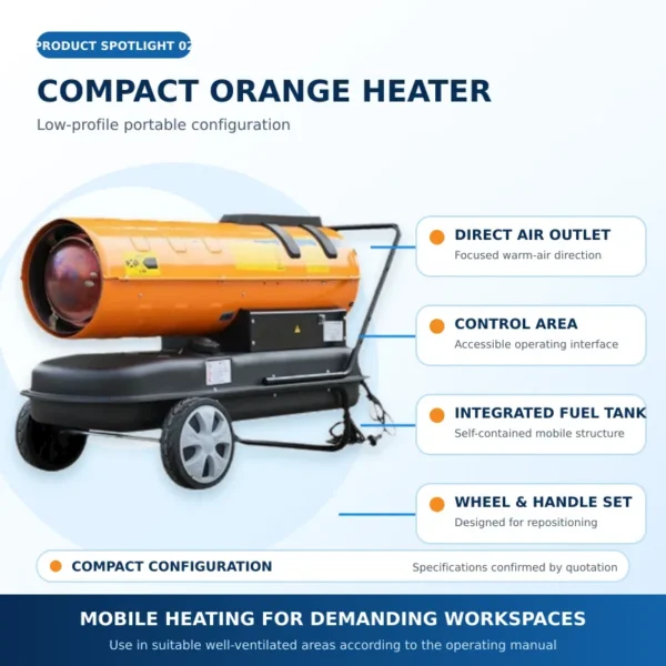 Diesel Forced Air Heater, 80kW, 220v-240v, -5 - 55 ℃ - view 4