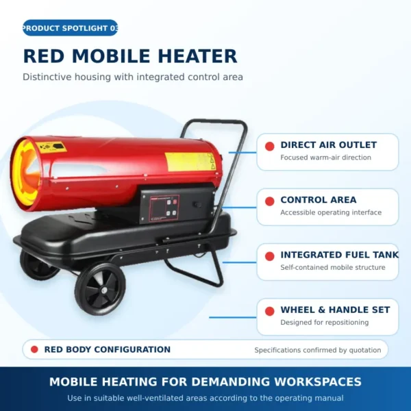 Diesel Forced Air Heater, 80kW, 220v-240v, -5 - 55 ℃ - view 5