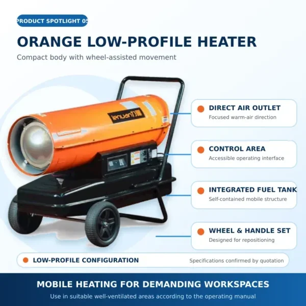Diesel Forced Air Heater, 80kW, 220v-240v, -5 - 55 ℃ - view 6