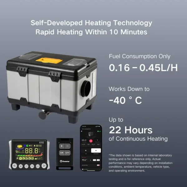 Diesel Heater, 8KW, 12V