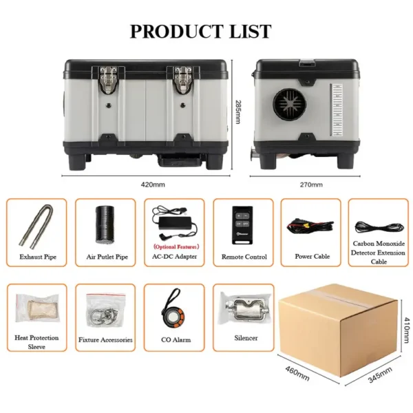 Diesel Heater, 8KW, 12V - view 5