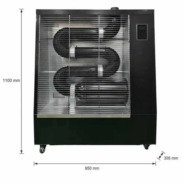 Diesel Infrared Heater, Portable, 220 V, 15KW(20.12hp) - view 2
