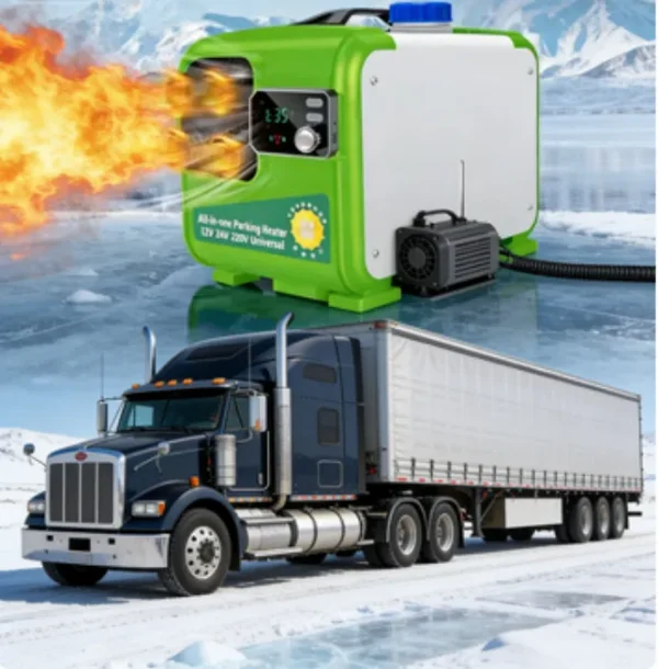 Diesel Parking Heater, C40, 12V/24V/220V, 5000W - view 4